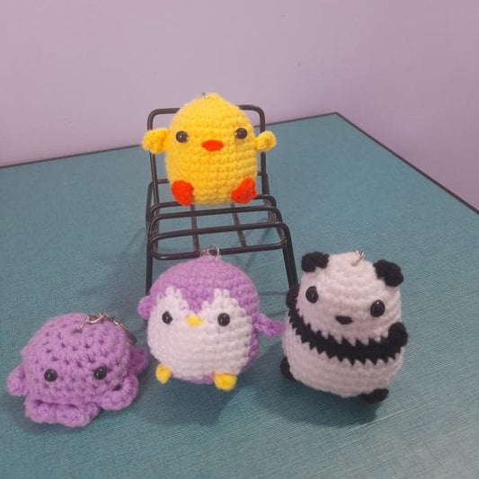 handmade crochet keychains